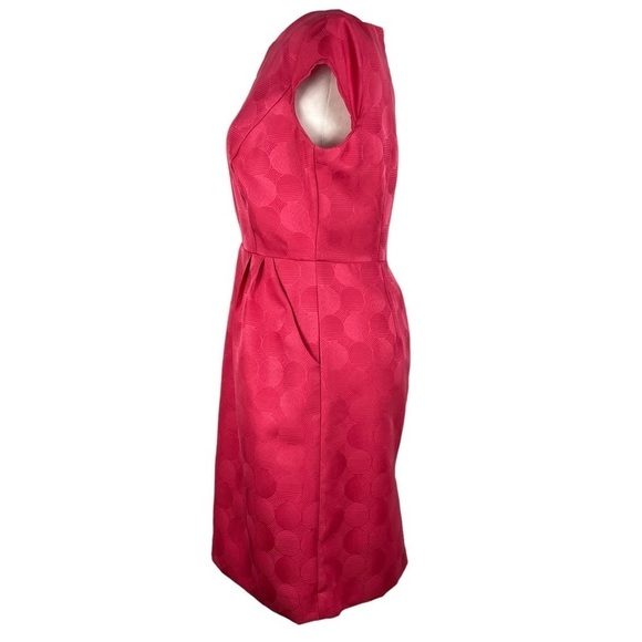 Shelby & PALMER PEPLUM SHEATH KNEE LENGTH DRESS WITH POCKETS & CAP SLEEVES - Picture 5 of 13